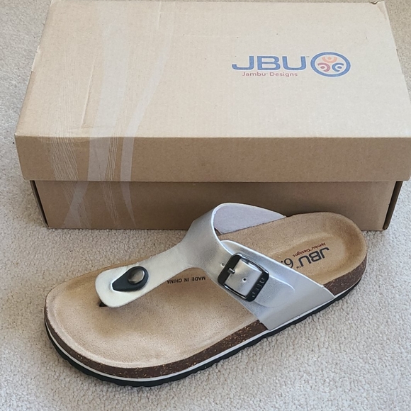 JBU Laura Too Silver Flip Flop - Picture 2 of 6
